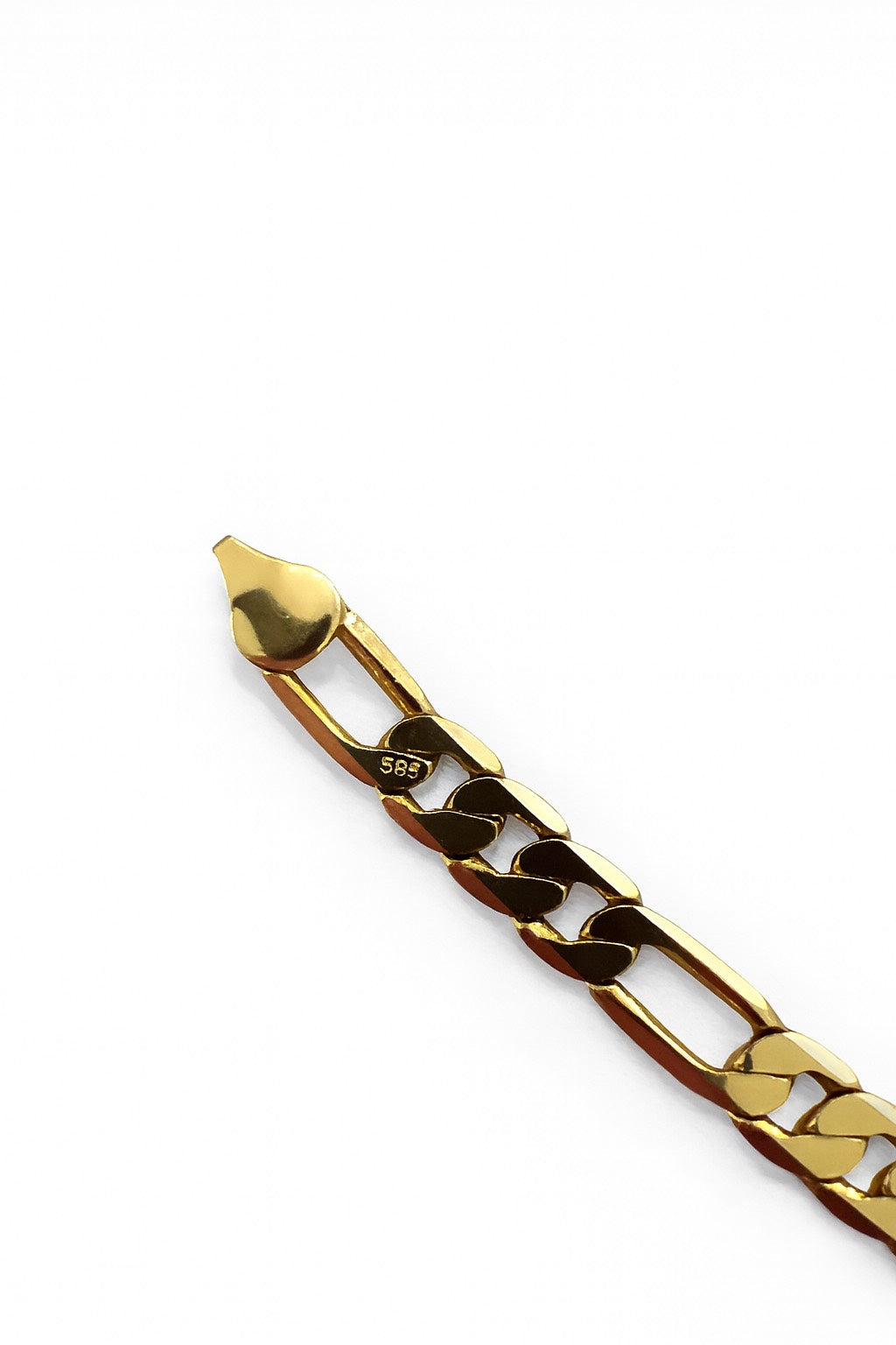 Złota Bransoletka FIGARO - 21 cm.