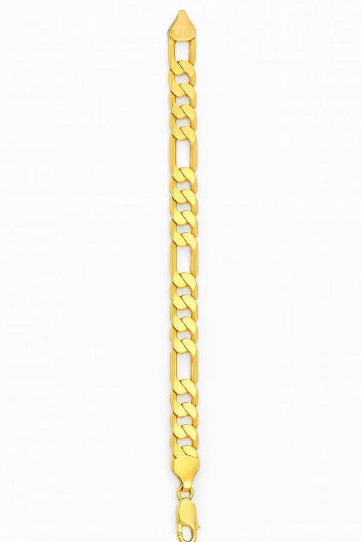 Złota Bransoletka FIGARO - 21 cm.